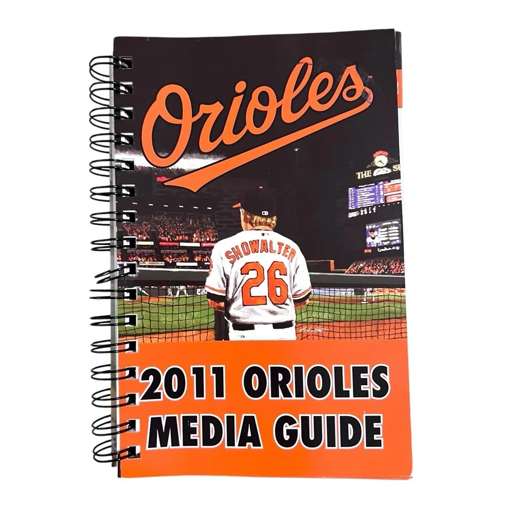 7 Vintage Baltimore Orioles MLB Baseball Media Guides 1991, 1995, 1997, 1999, 05